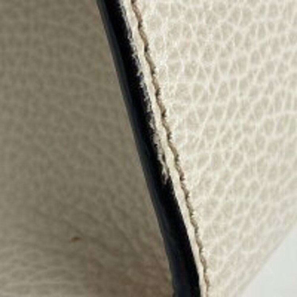 Gucci White Soho Shoulder Interlocking Leather Ba… - image 4